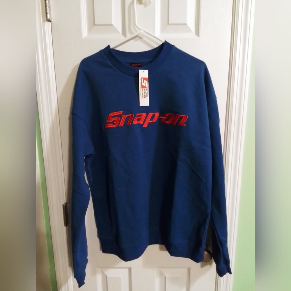 Snap on sweatshirt